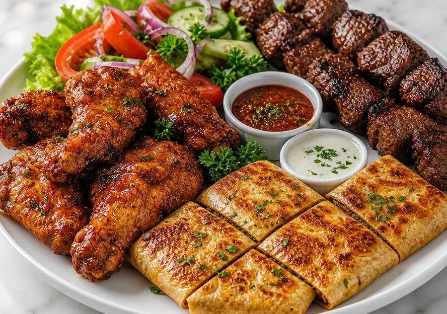 Abbasi Cafe grilled sharing platter